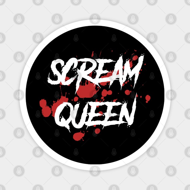 Scream Queen Horror Movie Fanatic Magnet by YeCurisoityShoppe